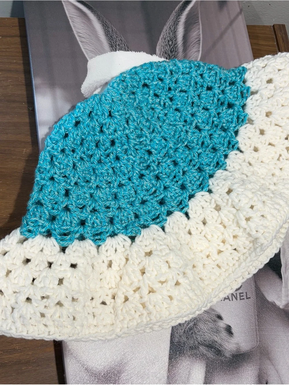 Handmade Crochet Bucket Hat - Picture 4 of 4